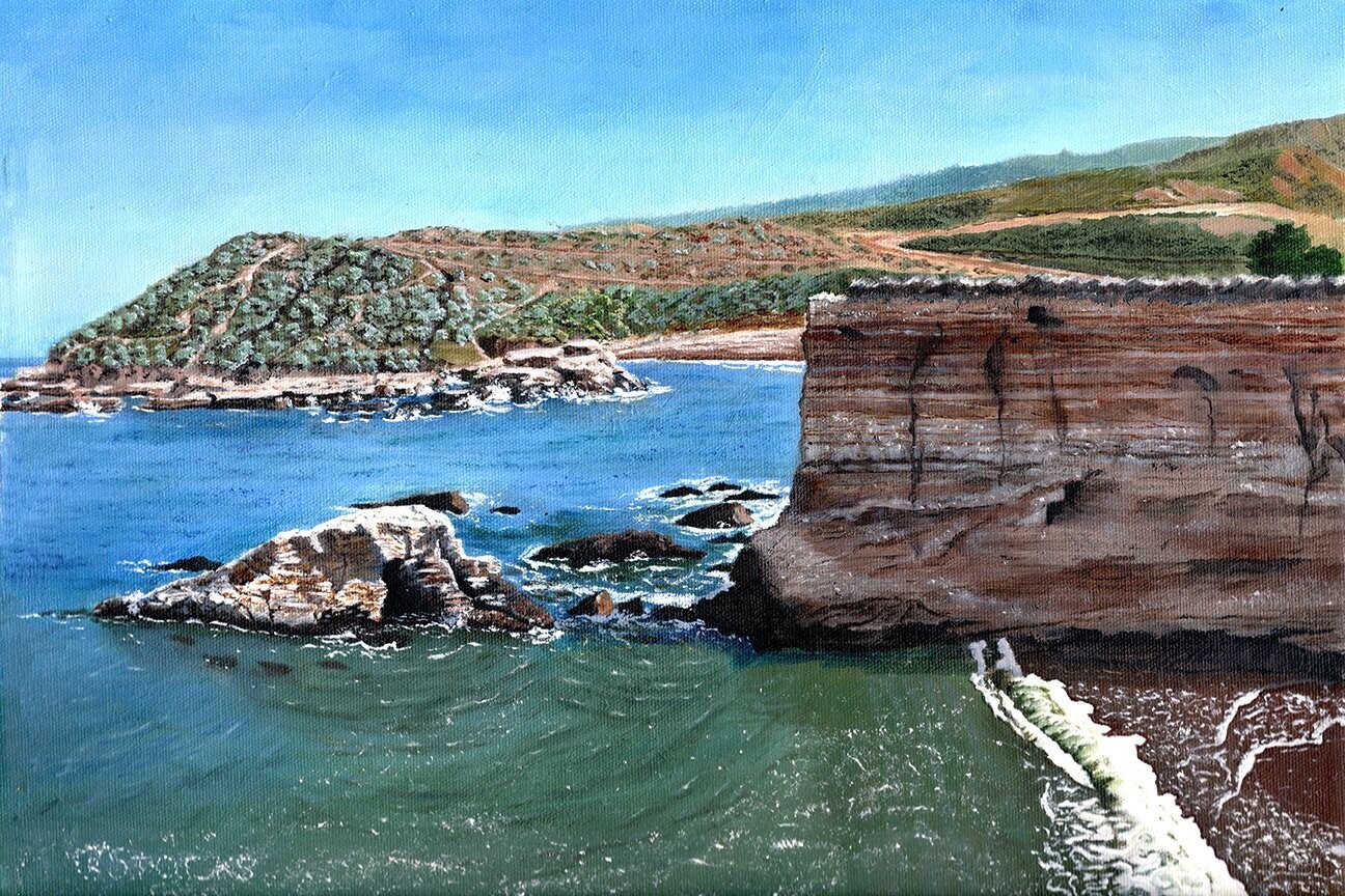 "Seaside Cliff" by Charles Stocks