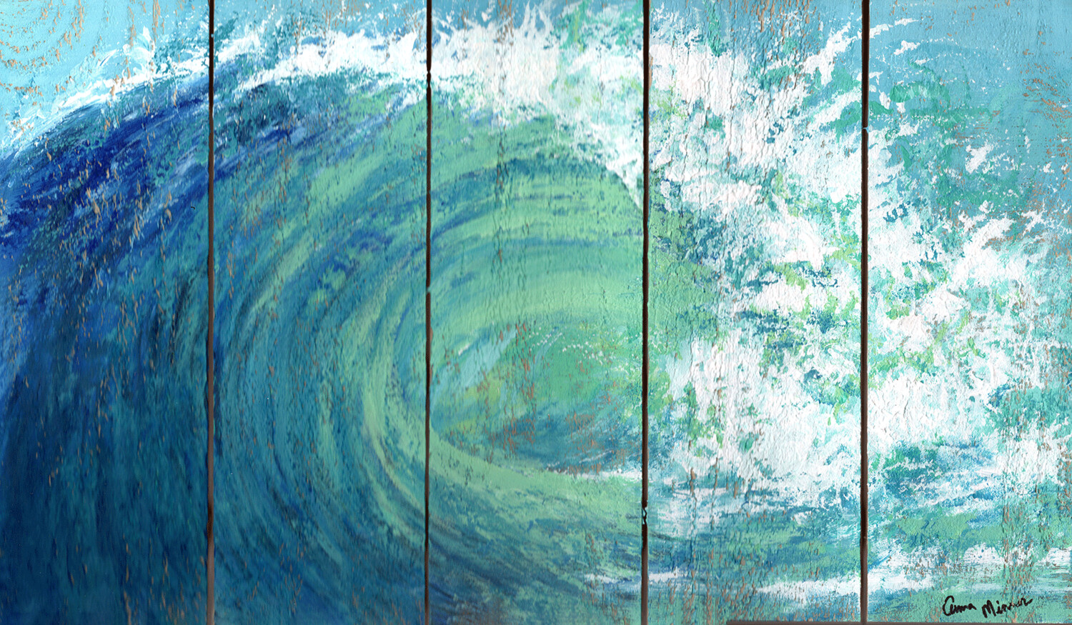 "Wooden Wave" by Anna Minner