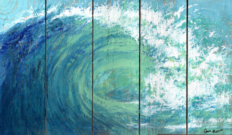 "Wooden Wave" by Anna Minner