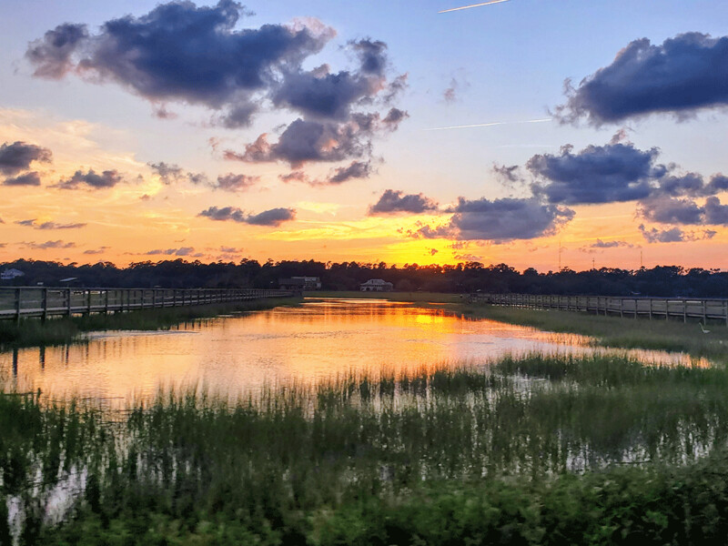 "Pawleys Sunset" by Anna Minner