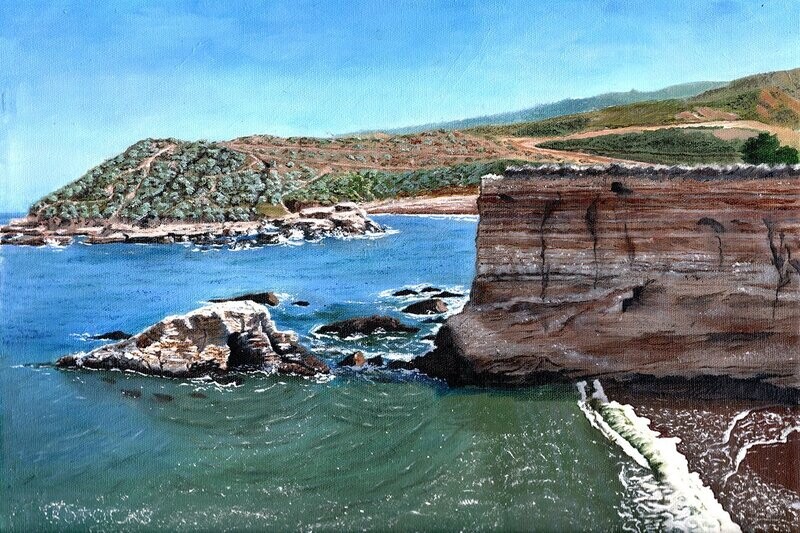 "Seaside Cliffs" by Charles Stocks