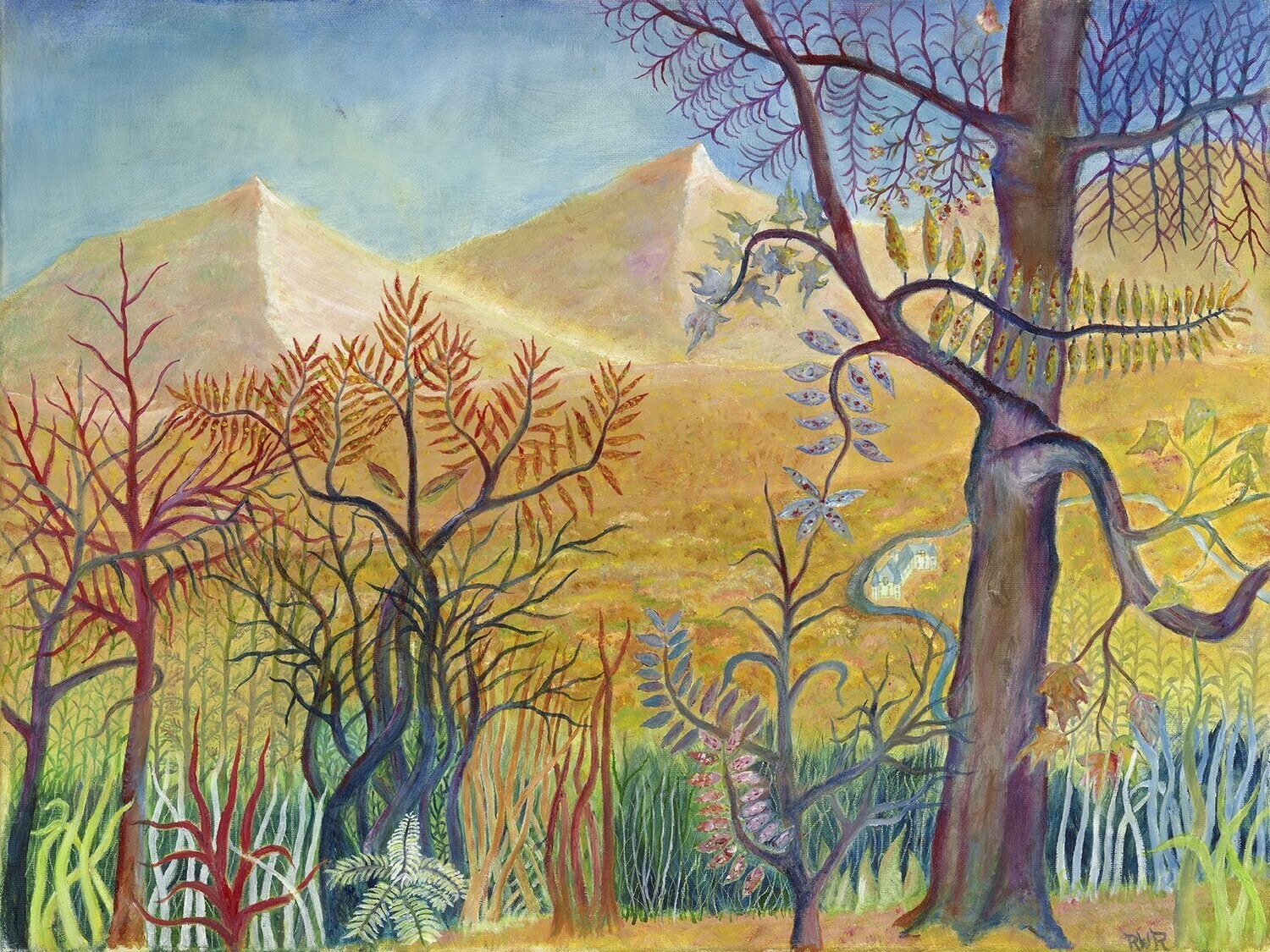 "Castle in the Valley" by Robert Rowlands