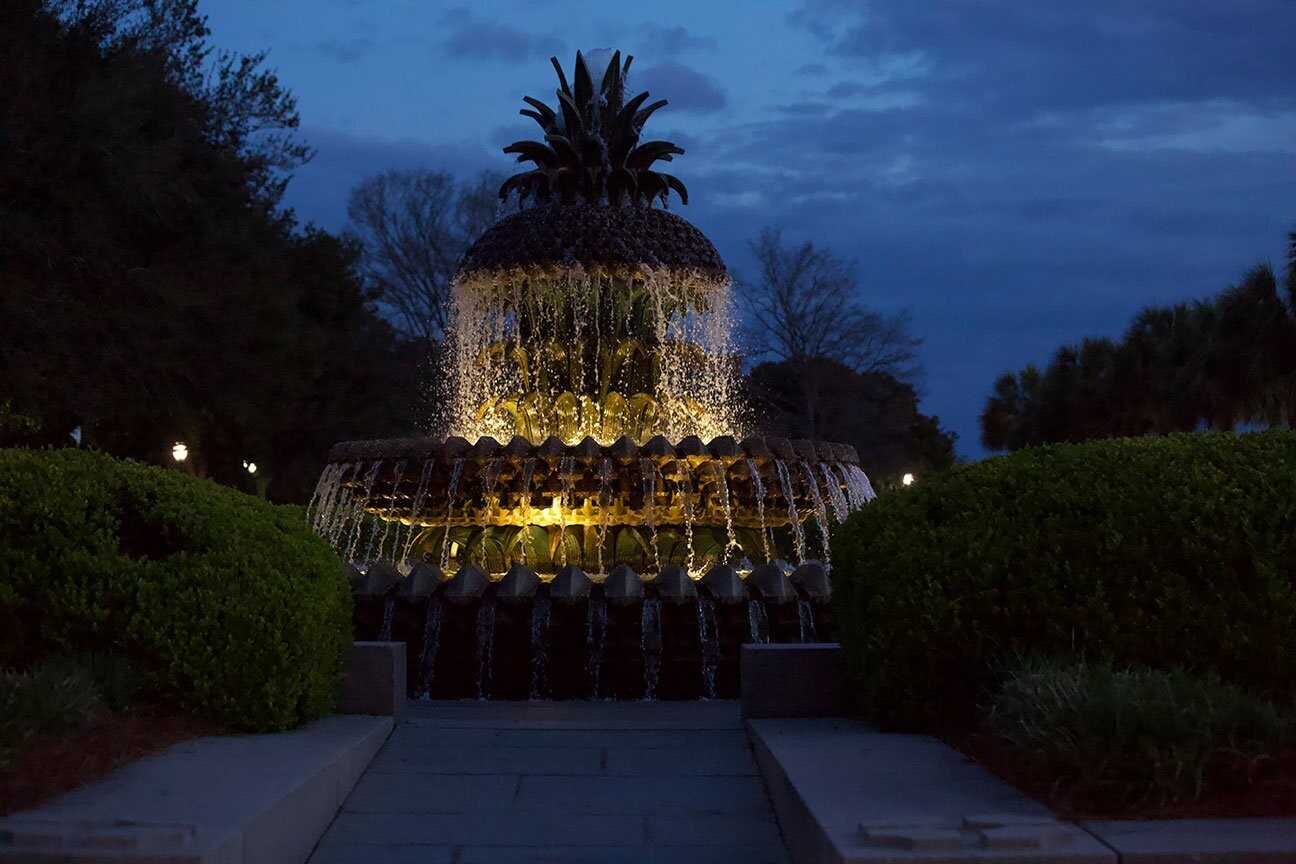 "Pineapple Fountain at Sunrise" by Stephen Nappi