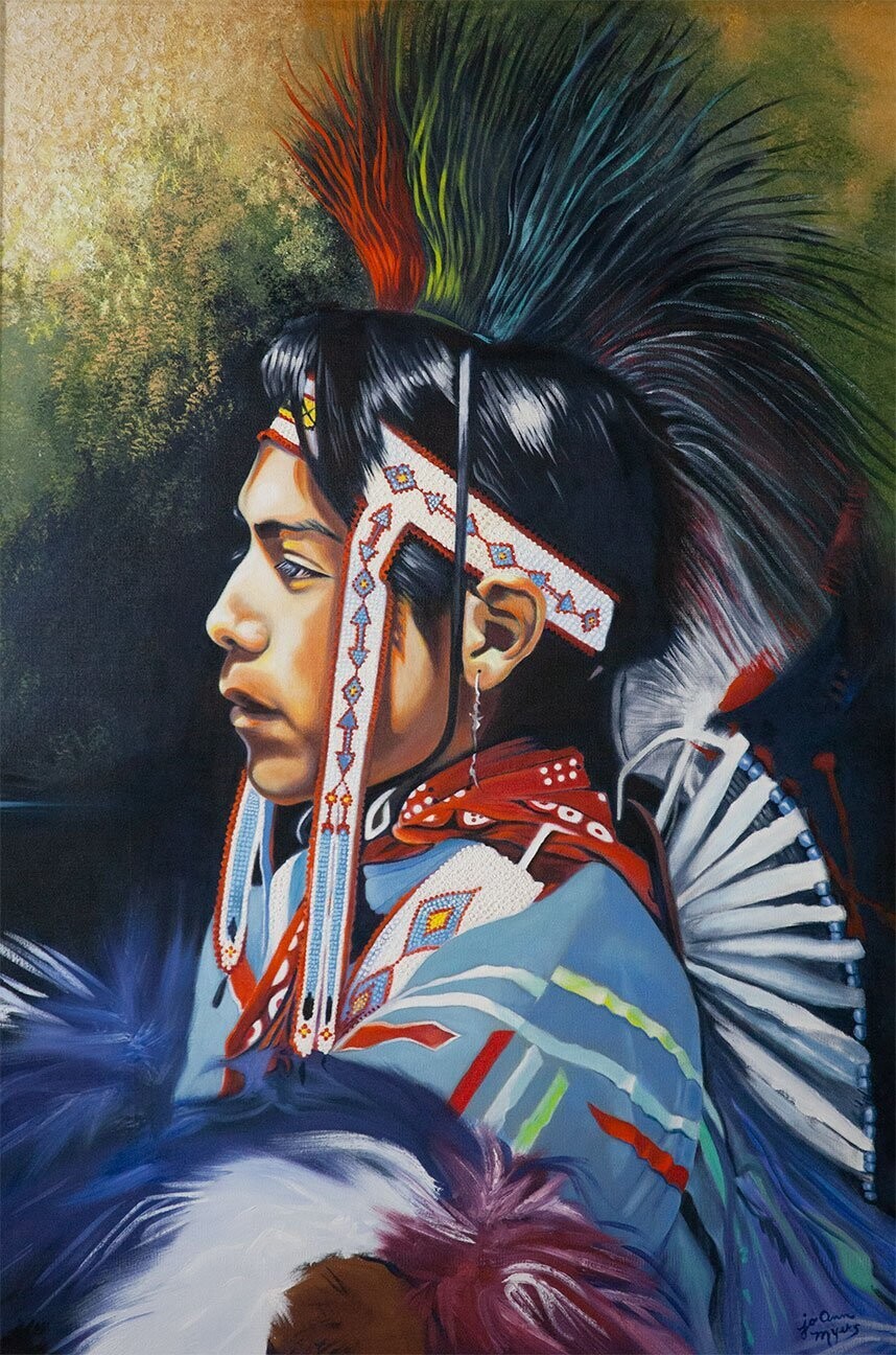 "Ceremonial Indian" by JoAnn Myers