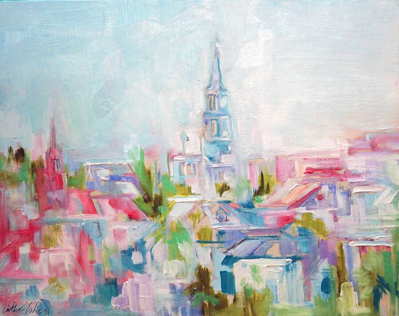 "Charleston Pastel" by Danielle Cather-Cohen
