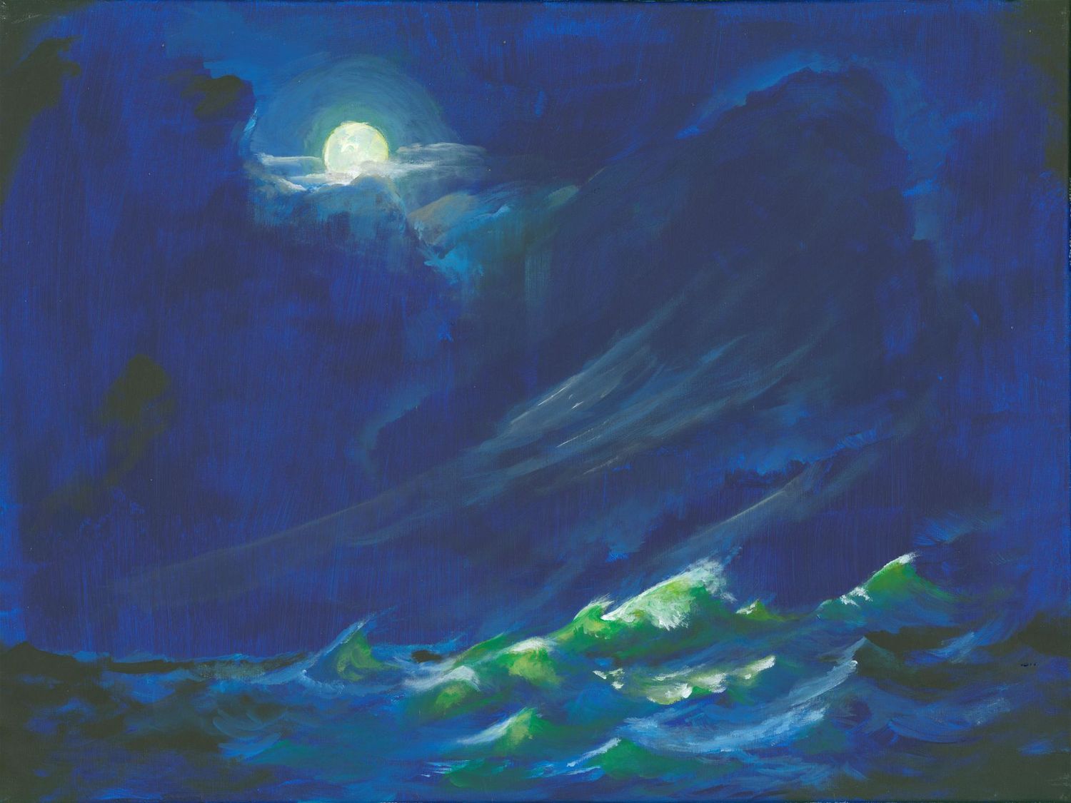 "Moonlit Sea"