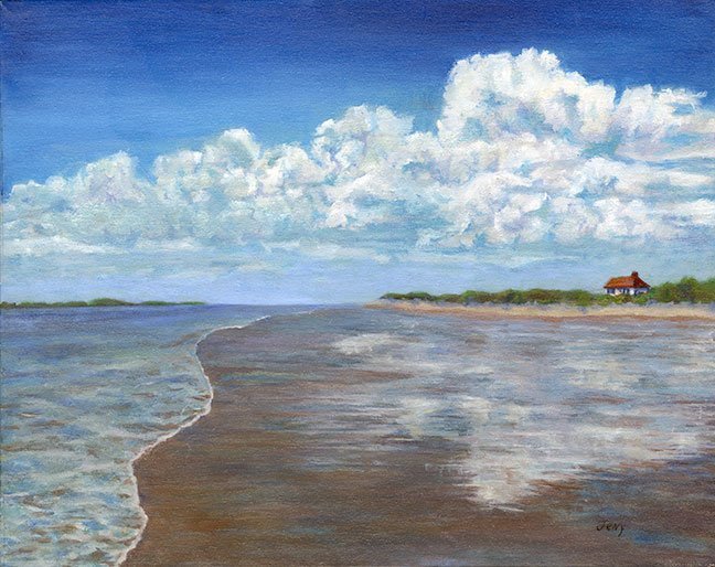 "Beach Cabin" by Jeny McCullough