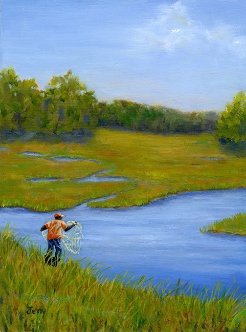 "Fishing the River" by Jeny McCullough
