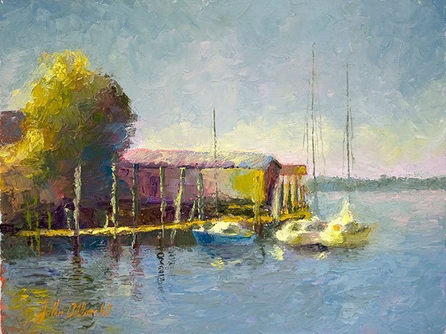 "Magwood Dock" by John Albrecht."