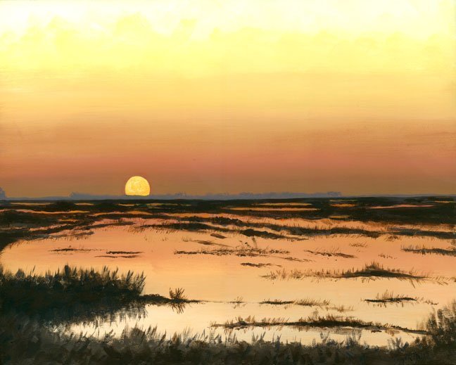 "Moonrise Over Savannah" by Ray Hatfield