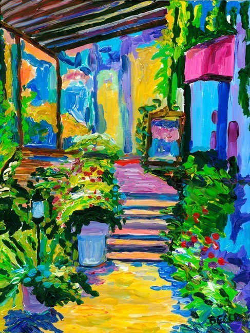 "Porch Stairs" by Becca