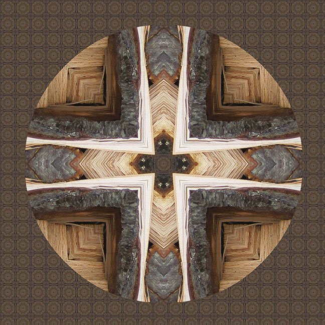 "Woodpile-3" by Paula Caldwell