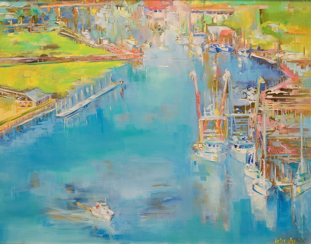 "Shem Creek Blues" archival print by Danielle