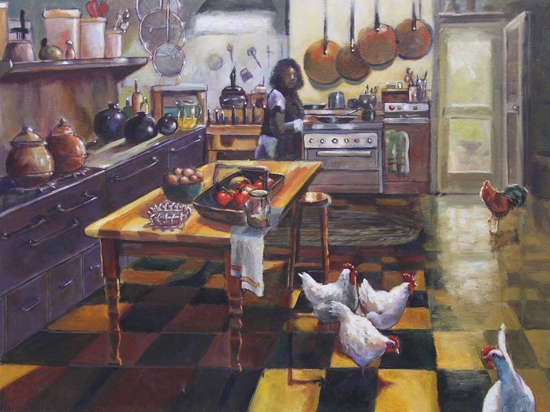 "Chicken Dinner" by Joyce Hall