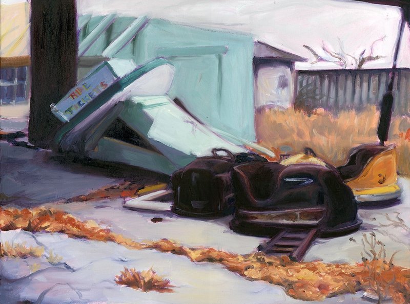 "Crescent Park Abandoned" by Babs Tarr