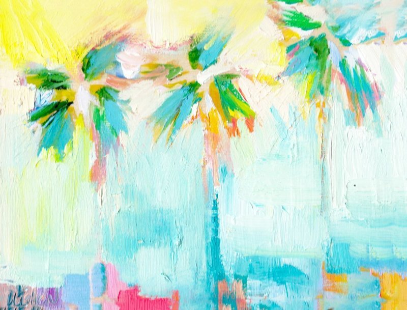 "Palm Delight" by Danielle Cather-Cohen
