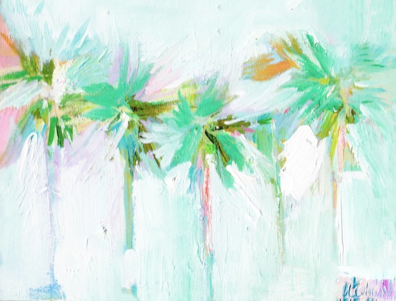 "Palm Delight II" by Danielle Cather-Cohen