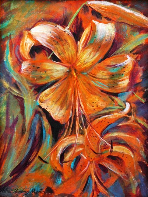 "Tiger Lilies" by Norma Martin