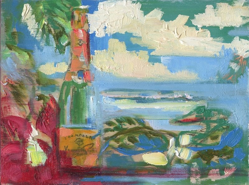 "Veuve Beach" by Danielle Cather-Cohen