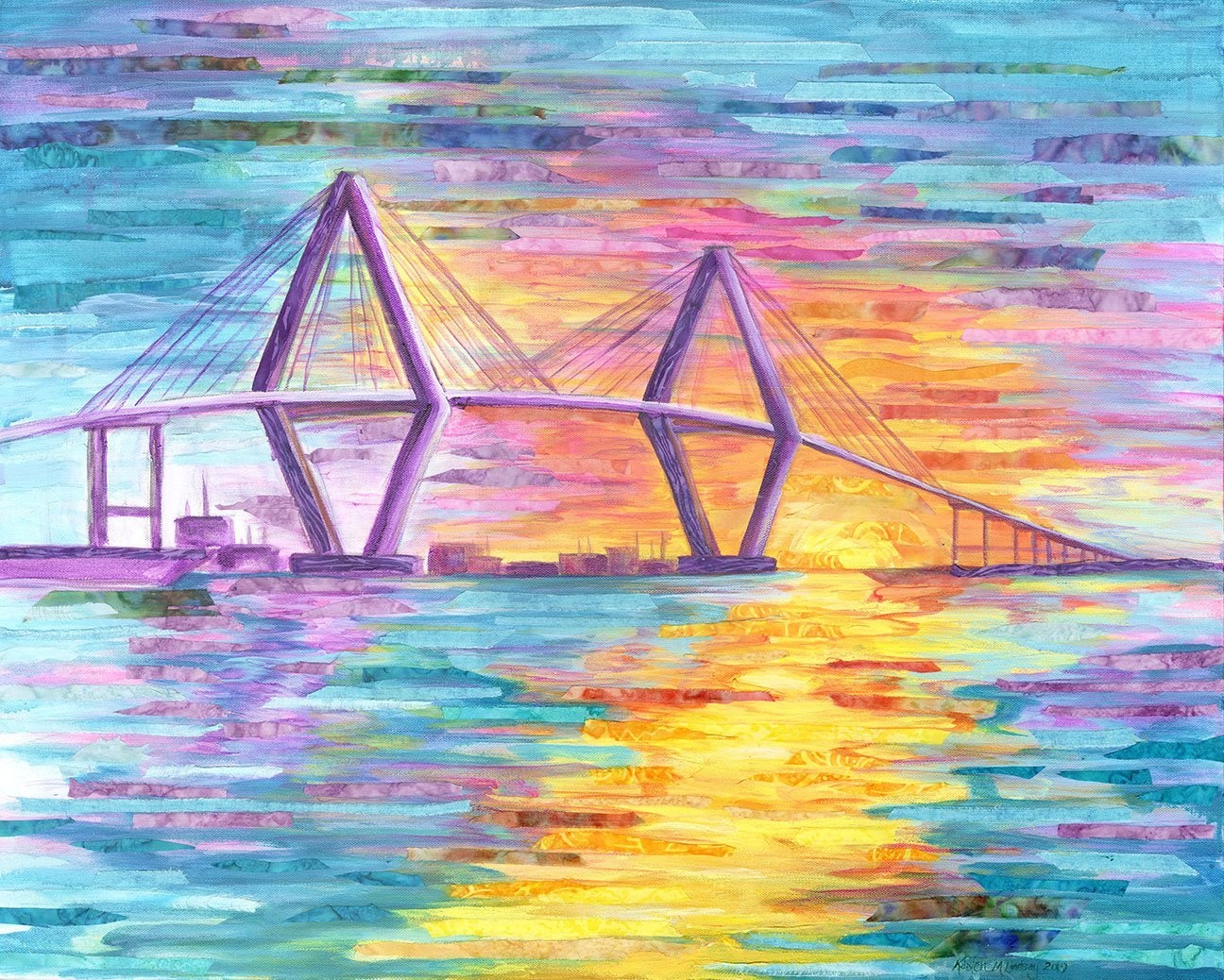 "Harbor Sunset" by Kirsten M. Lindsay