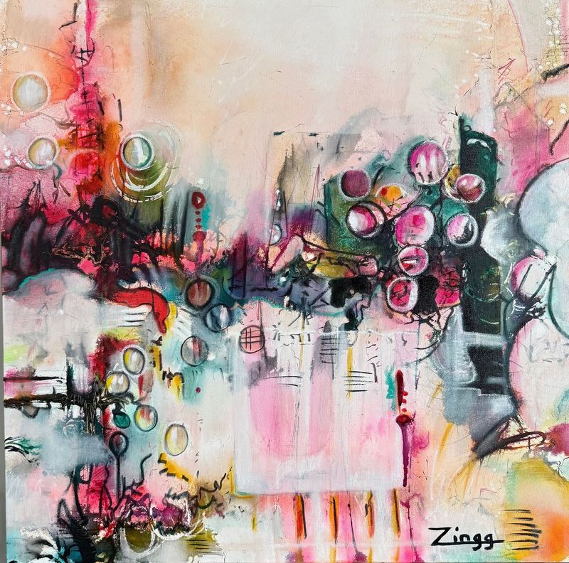 "Glowing Pattern in the Window" by Theresa Zingg