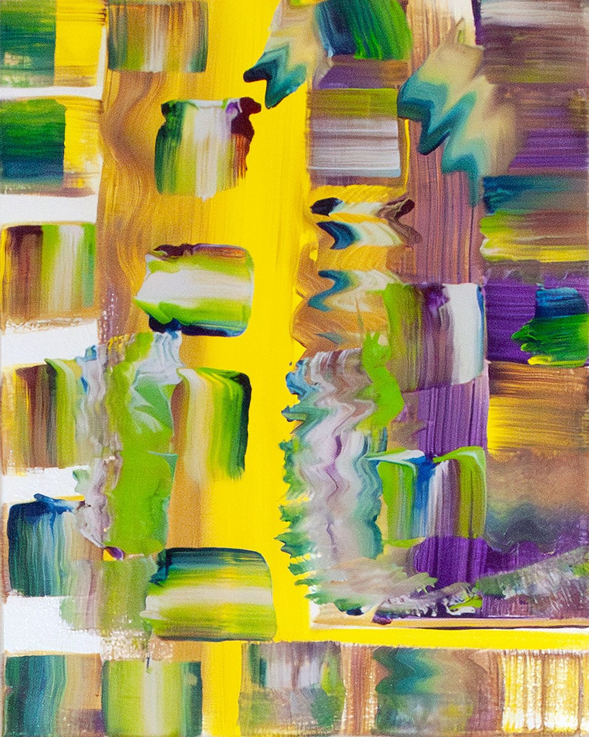 "Yellow and Purple #1" by Mielke Ways
