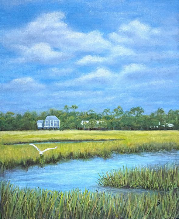 "Wings over the golden Marsh" by Denise Robinson