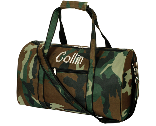 Embroidered Mini Duffel Bags