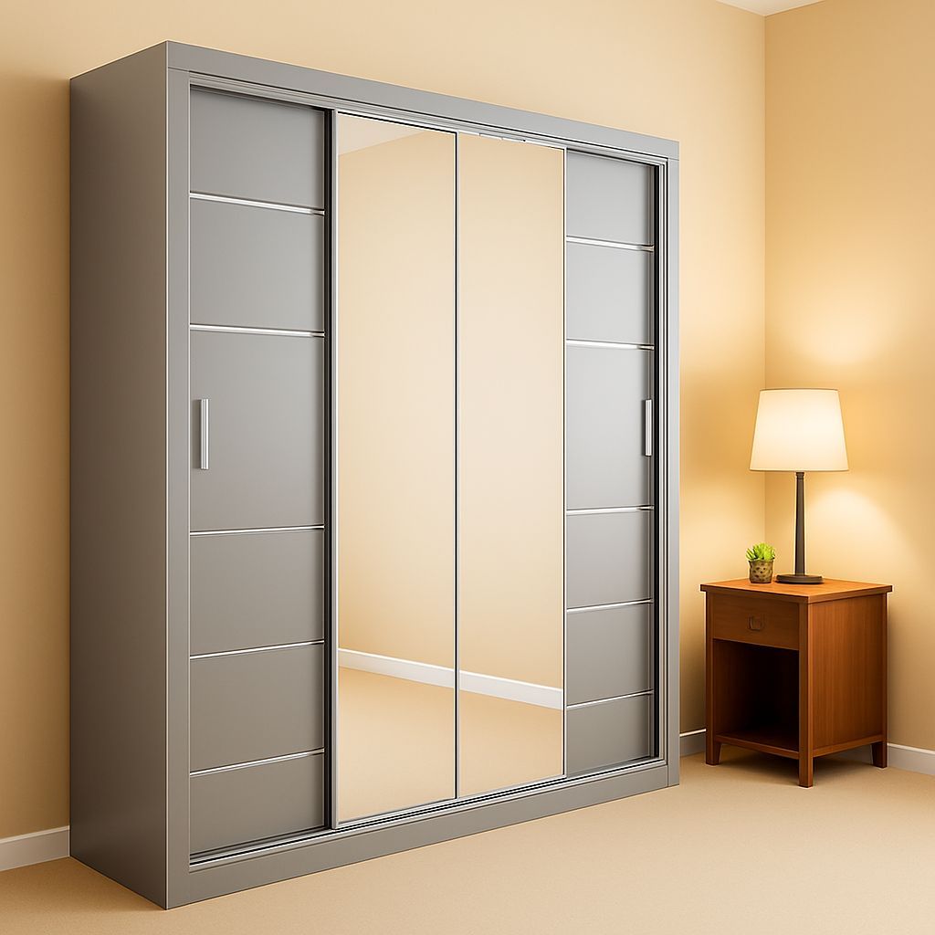 Sliding Mirror Door Wardrobe - Oslo