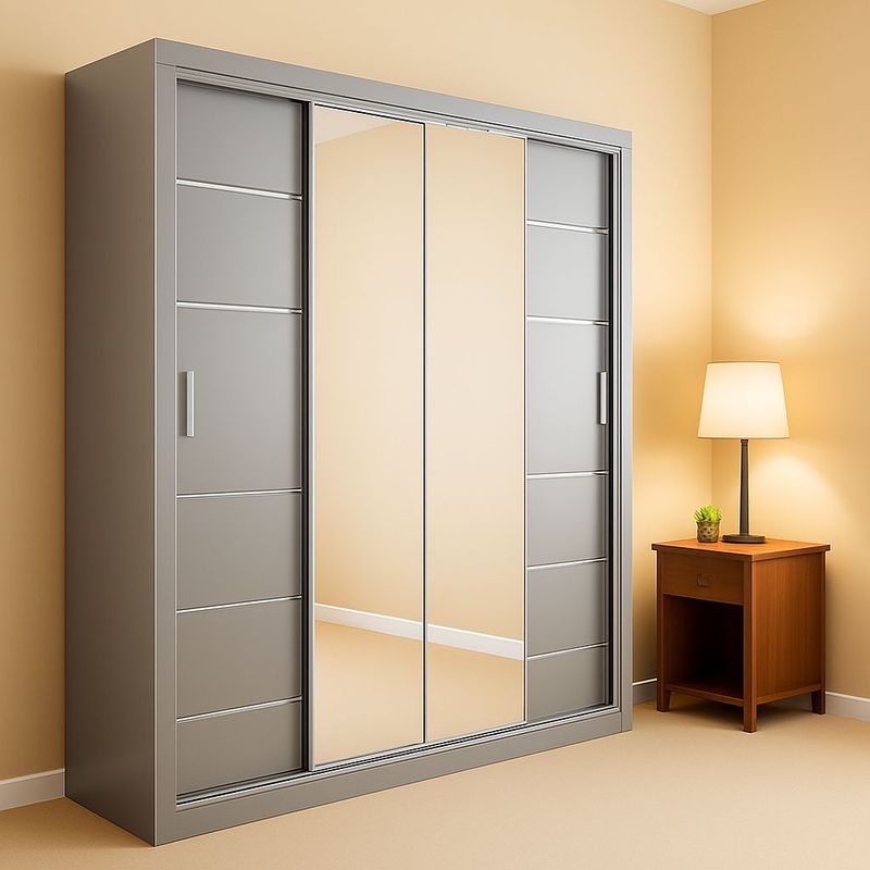 Sliding Mirror Door Wardrobe - Oslo