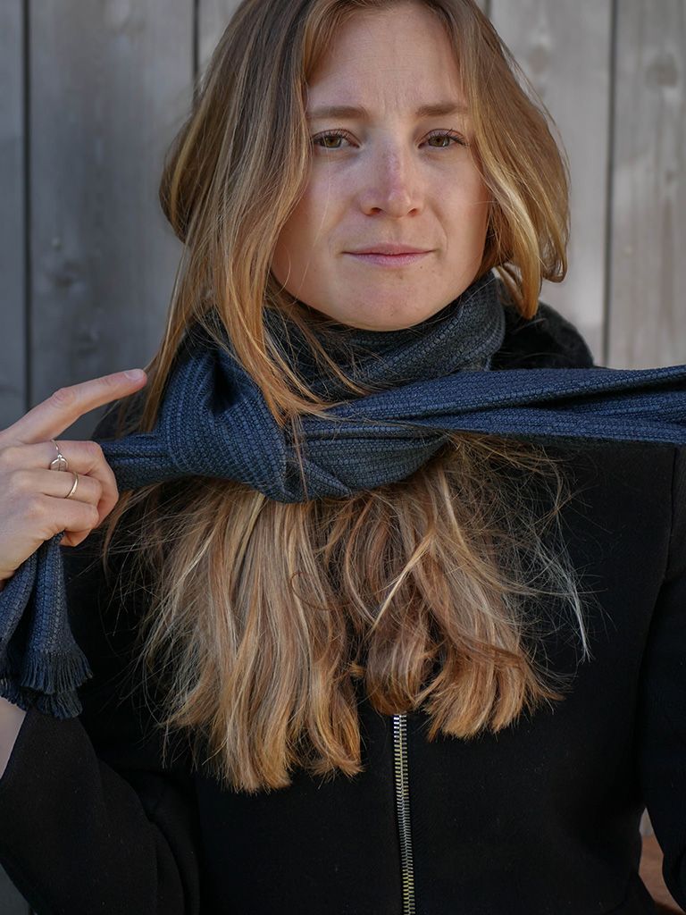 écharpe en soie Géminides X