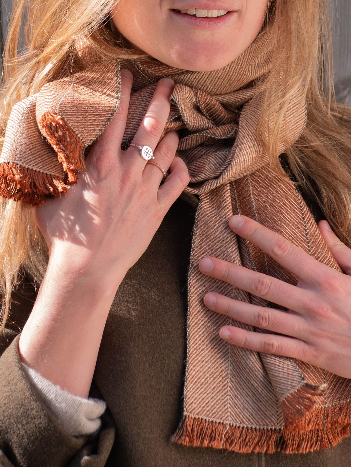 écharpe en soie Hestia II