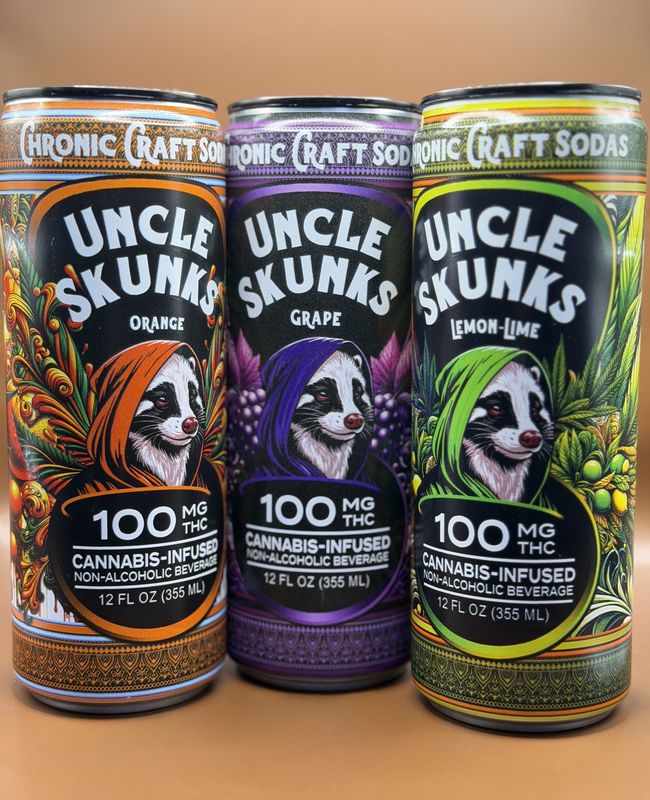 Uncle Skunk THC 100mg Drinks