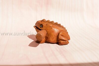 Ozvučná Žába ze Dřeva 10 cm