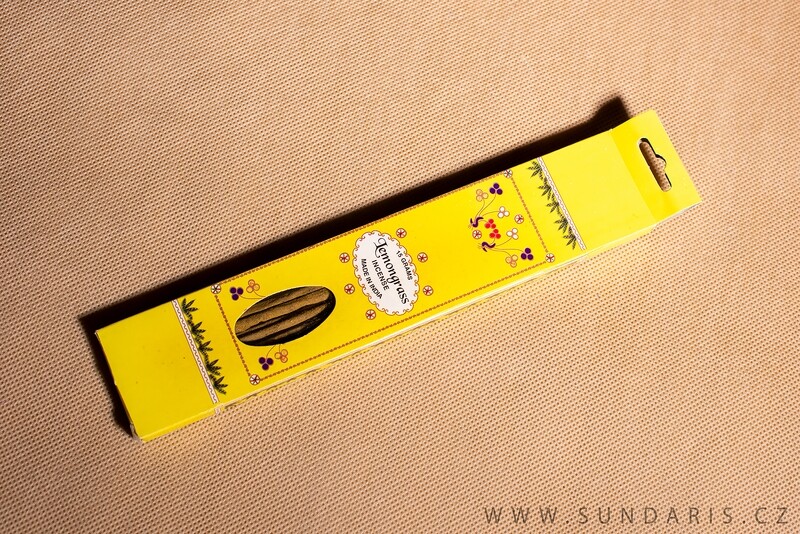 Indické Vonné Tyčinky Flora Agarbati Lemon Grass 15 gm
