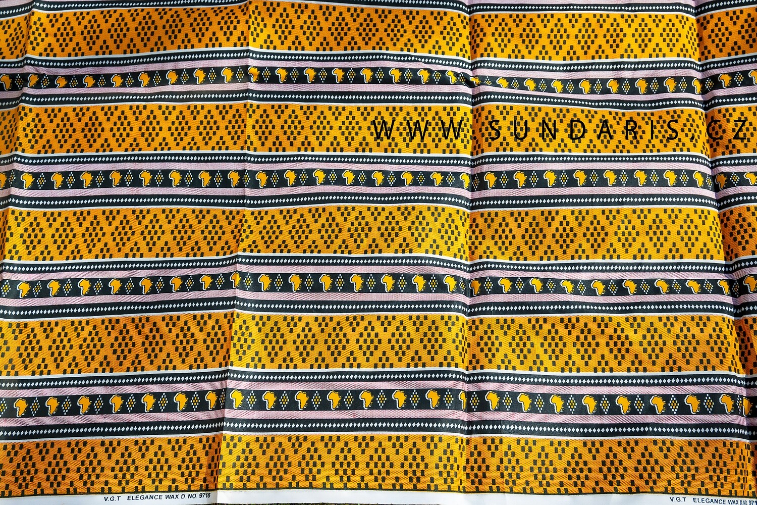 Africká Látka Wax Print Gambie 7