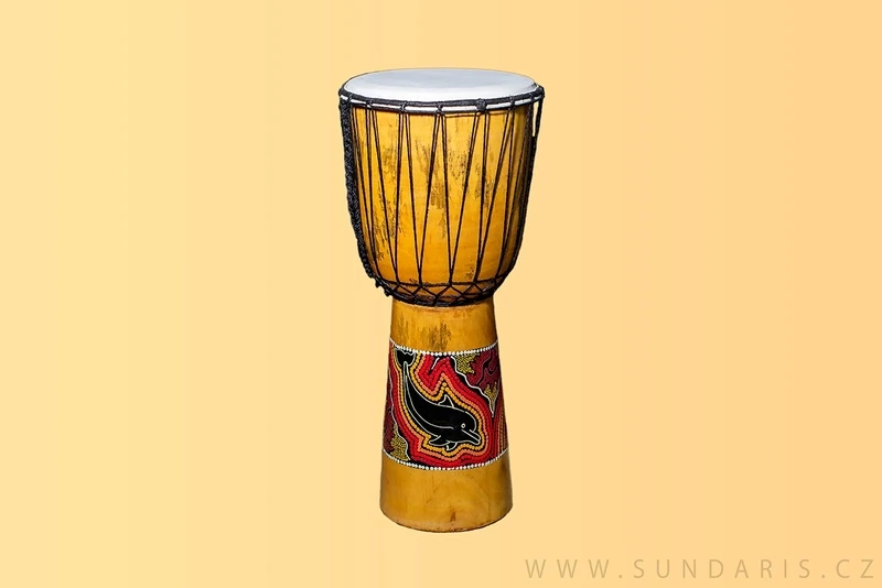 Djembe Sundaris Basic Malované Světlé 50 cm