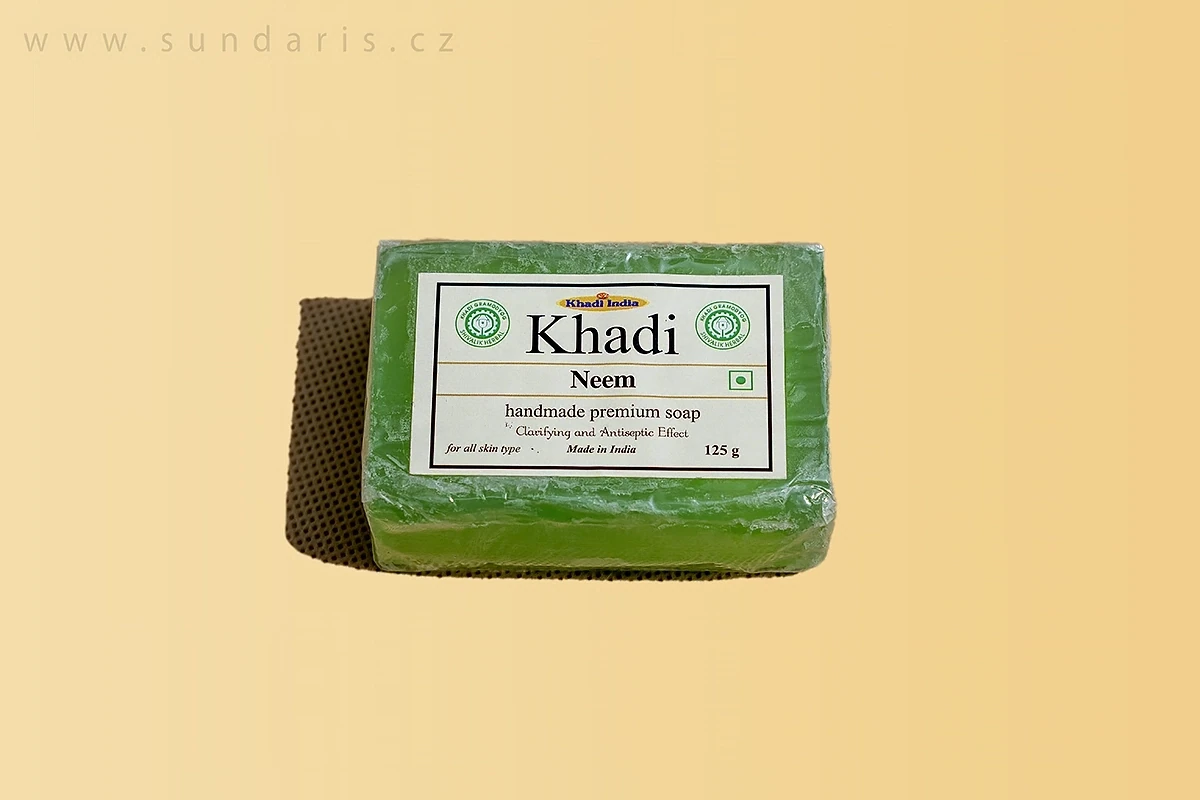 Indické Mýdlo Khadi Neem 125 gm