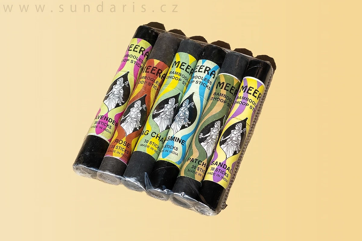 Vonné Tyčinky Meera Bambooless 6 Balení