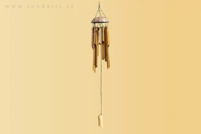 Závěsná Bambusová Zvonkohra 30 cm