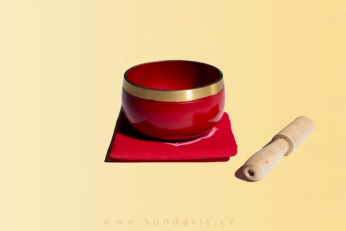 Tibetská Mísa Muladhára Čakra Dárkový Set v Krabičce