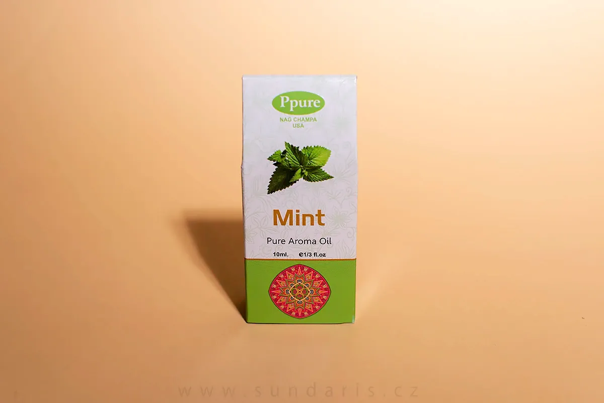 Vonný Olej Nag Champa Ppure Máta 10 ml
