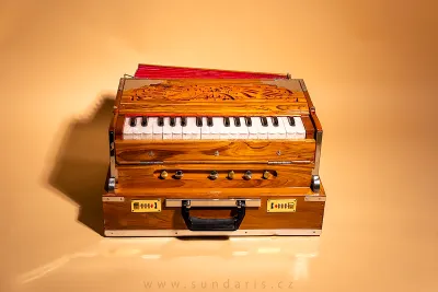 Indické Harmonium Sundaris Kalkata Portable 2.5 Okt