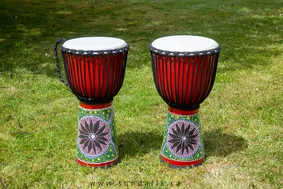 2 Ks Buben Djembe Sundaris 60 cm