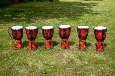 6 Ks Buben Djembe Sundaris Slon 40 cm