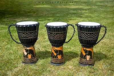 3 Ks Buben Djembe Sundaris Slon 50 cm