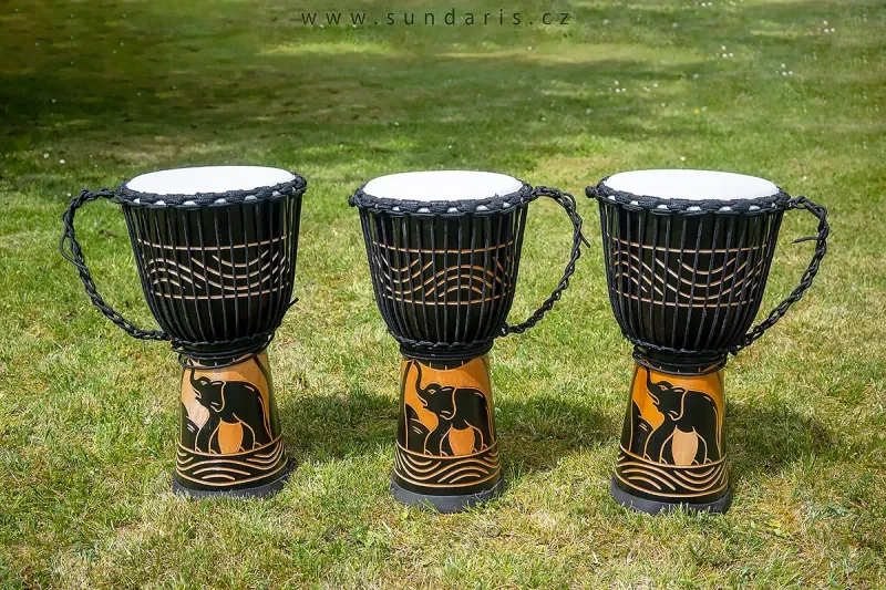 3 Ks Buben Djembe Sundaris Slon 50 cm