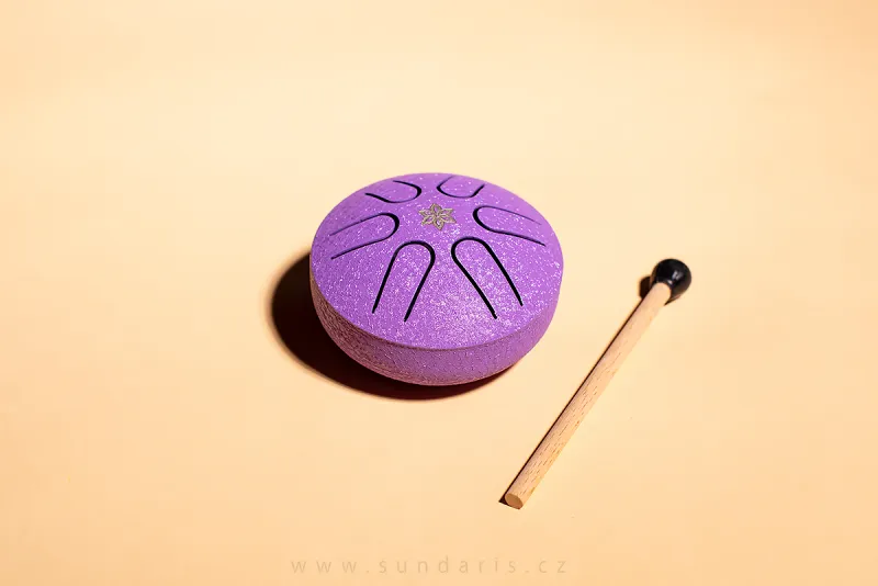 Sundaris Mini Tongue Drum 6 tónový 8 cm Sundaris Mini Tongue Drum 6 tónový 8 cm
