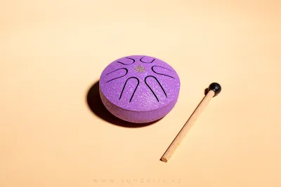 Sundaris Mini Tongue Drum 6 tónový 8 cm Sundaris Mini Tongue Drum 6 tónový 8 cm