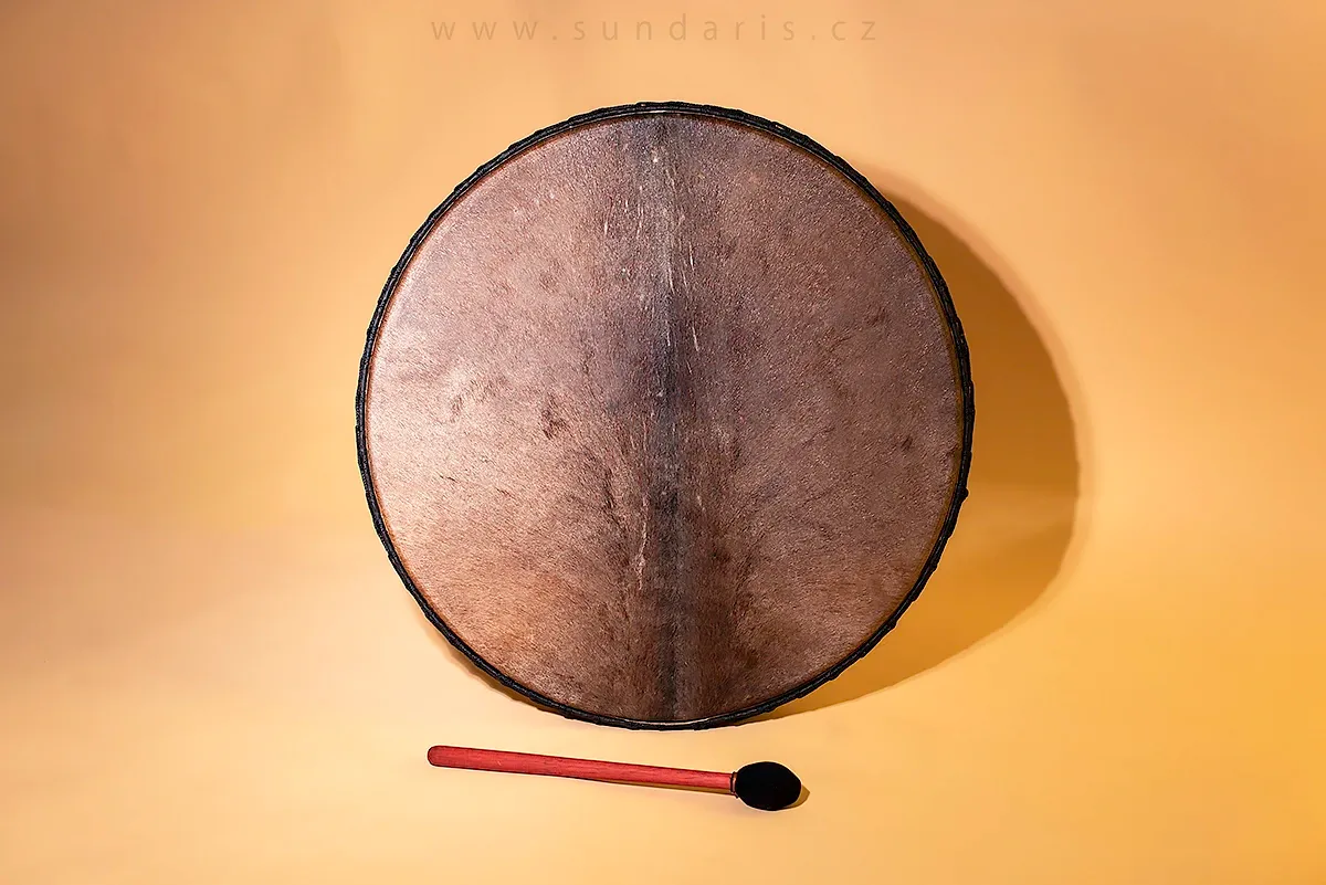 Šamanský Buben Sundaris s Chlupatou Blánou 60 cm